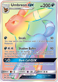 Umbreon GX (Secret) 154  - Holofoil SM Base Set - Secret Rare