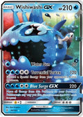 Wishiwashi GX 038  - Holofoil SM  Guardians Rising - Ultra Rare
