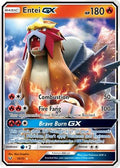 Entei GX 010  - Holofoil Shining Legends - Ultra Rare