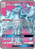 Alolan Ninetales GX (Full Art)  - Holofoil SM  Lost Thunder - Ultra Rare
