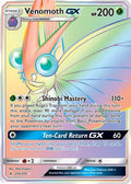 Venomoth GX (Secret)  - Holofoil SM  Unbroken Bonds - Secret Rare