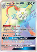 Alolan Persian GX (Secret)  - Holofoil SM  Cosmic Eclipse - Secret Rare