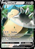 Snorlax V 141  - Holofoil SWSH01 Sword & Shield Base Set - Ultra Rare