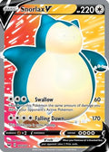 Snorlax V (Full Art) 197  - Holofoil SWSH01 Sword & Shield Base Set - Ultra Rare