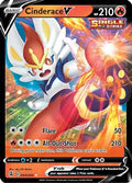 Cinderace V (44) (44) 044  - Holofoil SWSH08 Fusion Strike - Ultra Rare