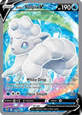Alolan Vulpix V (Full Art) 173  - Holofoil SWSH12 Silver Tempest - Ultra Rare