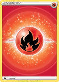 Fire Energy (Texture Full Art) 153  - Holofoil SWSH Crown Zenith - Ultra Rare