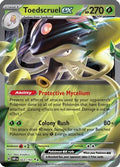 Toedscruel ex 022  - Holofoil SV03 Obsidian Flames - Double Rare