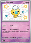 Drifloon 155  - Holofoil SV Paldean Fates - Shiny Rare