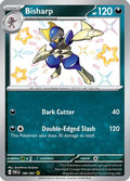 Bisharp 186  - Holofoil SV Paldean Fates - Shiny Rare