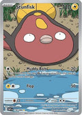 Stunfisk 118/086  - Holofoil SV White Flare - Illustration Rare