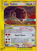 Golem  - Reverse Holofoil Skyridge - Secret Rare