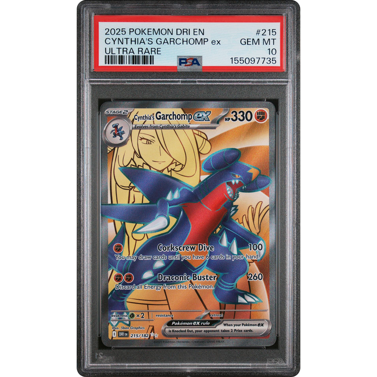 Cynthia's Garchomp ex PSA 10