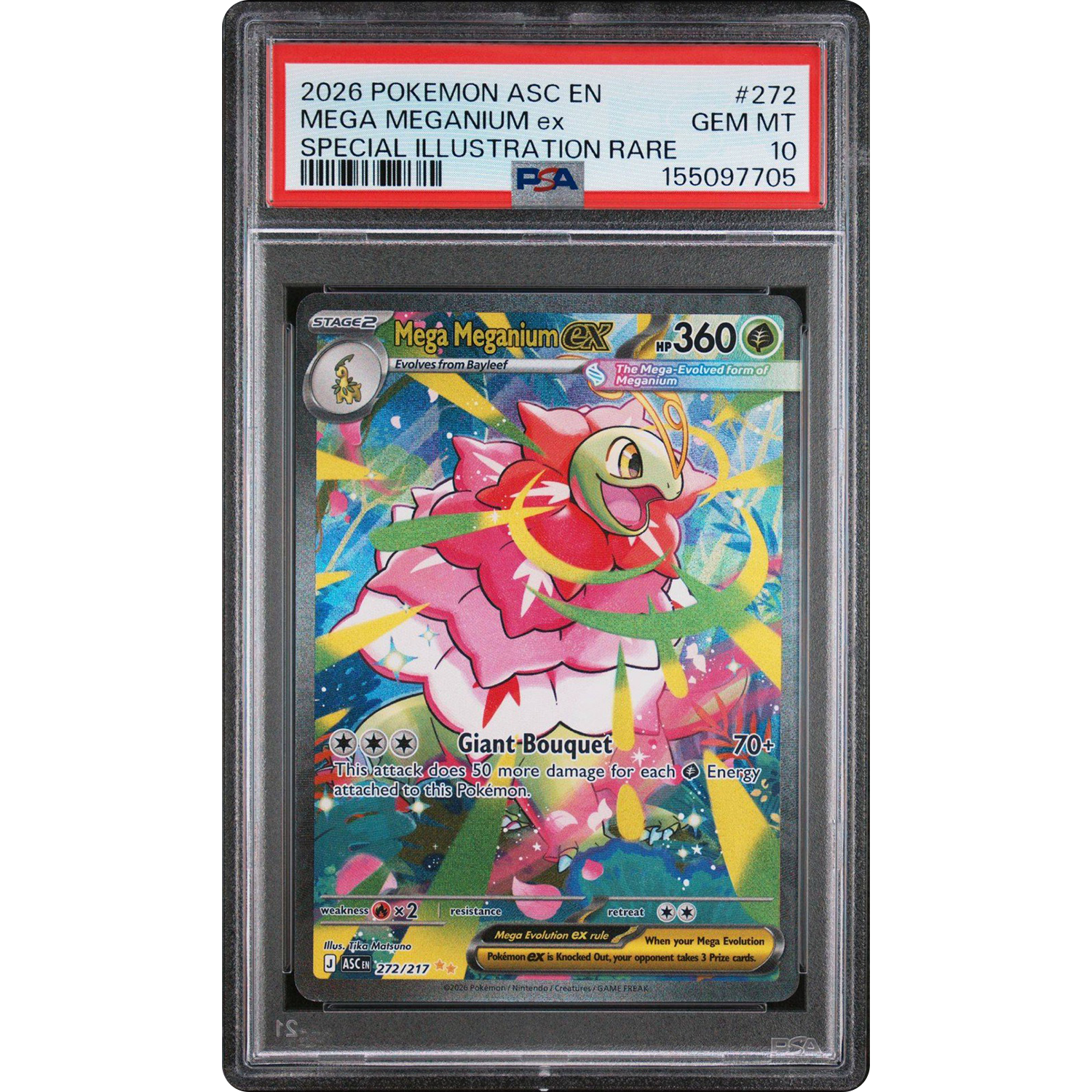 Mega Meganium EX PSA 10