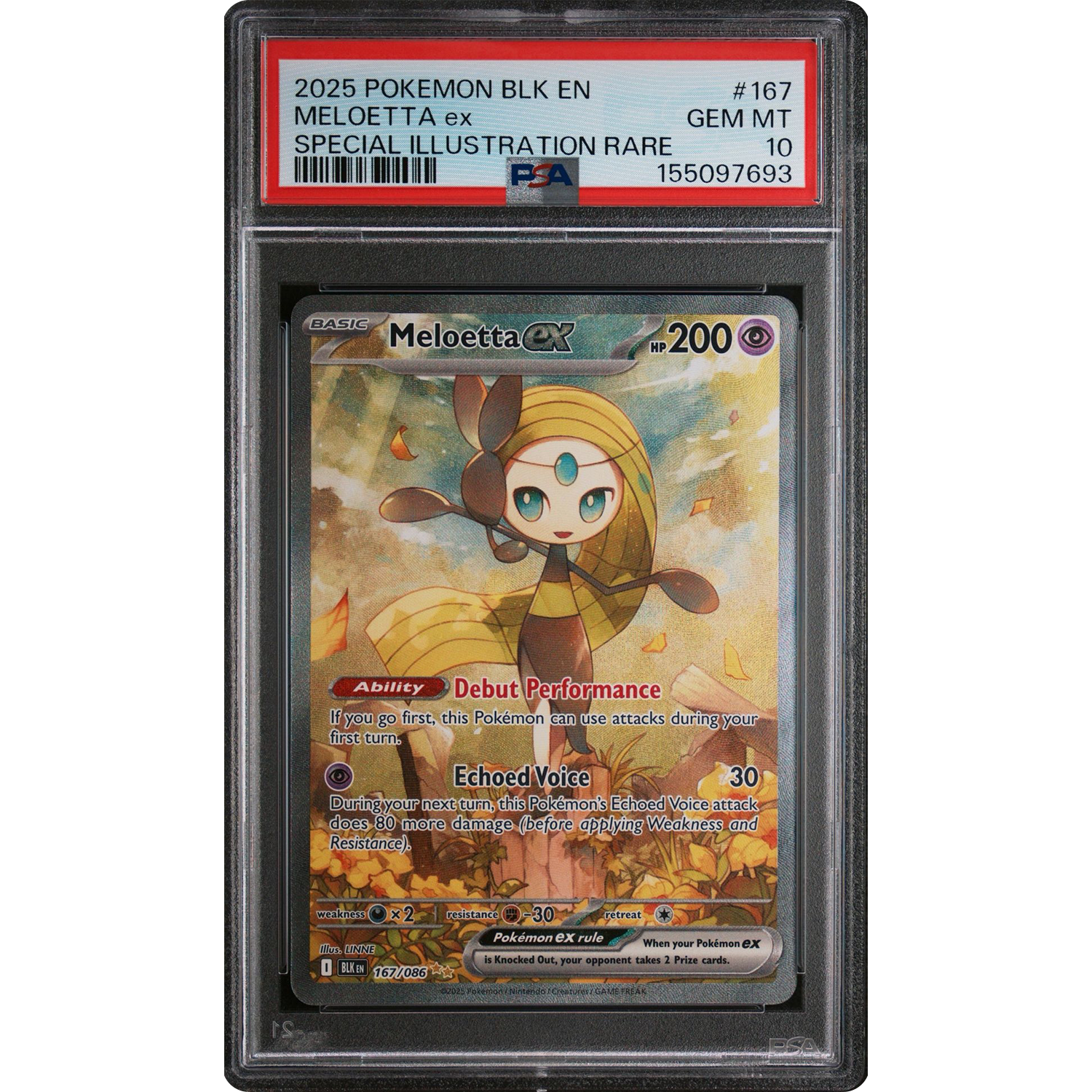 Meloetta ex PSA 10